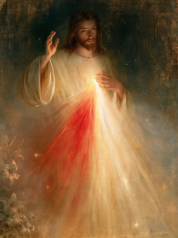 Divine Mercy Jesus - Symbolist · Portrait n° 3