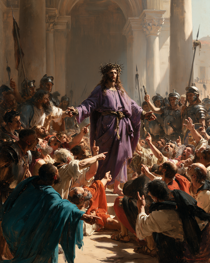 Ecce Homo — Open Arms in the White Palace