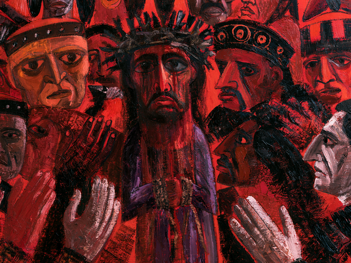 Ecce Homo — Thorns Between Human Crowns