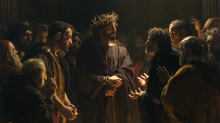 Ecce Homo - Czarno-złoty · Krajobraz nr 18