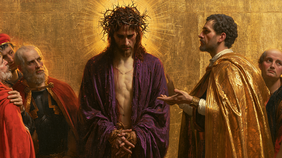 Ecce Homo - Święty złoty · Krajobraz nr 12