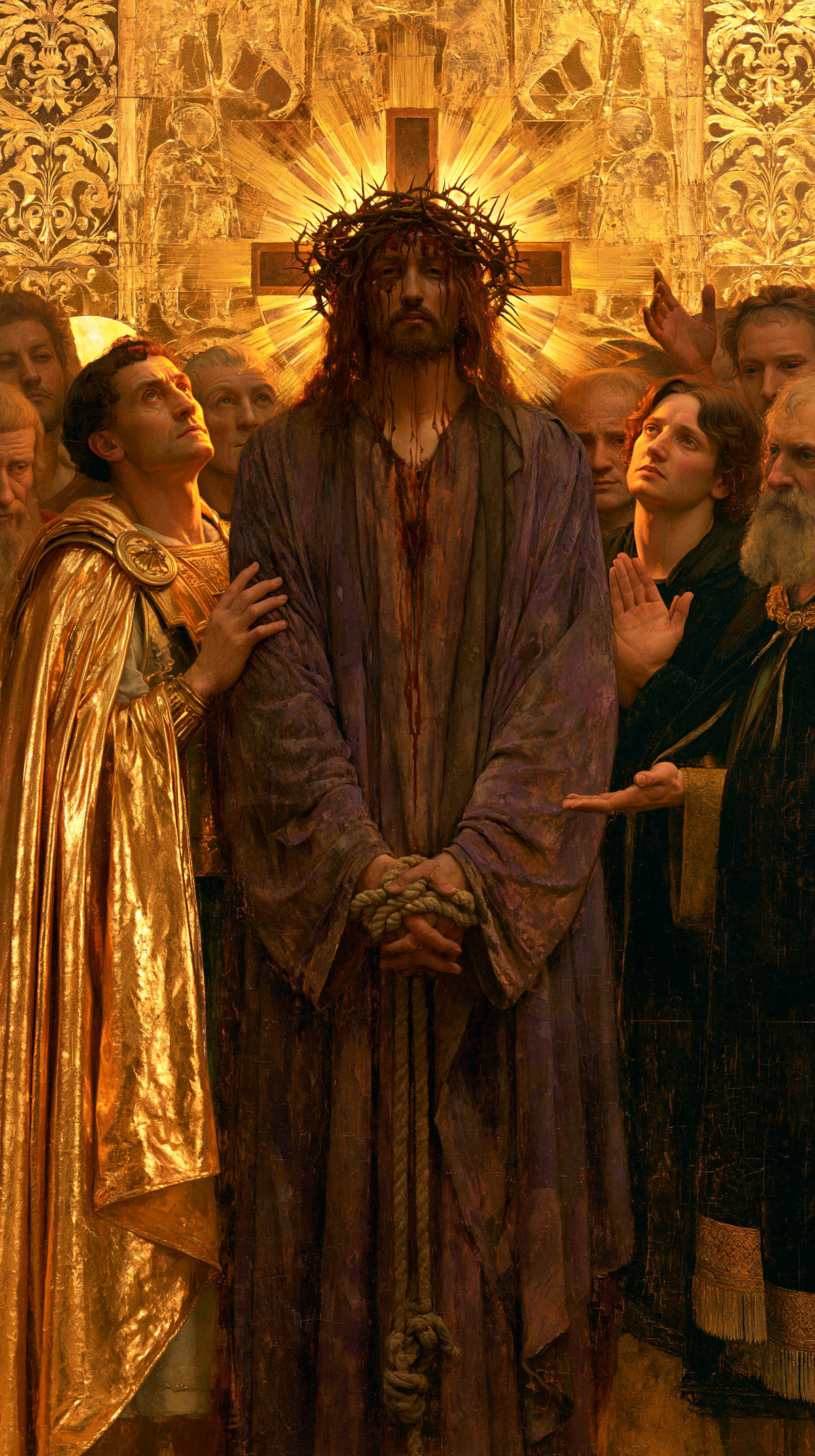 Ecce Homo - Święty złoty · Portret nr 8 - Sztuka chrześcijańska