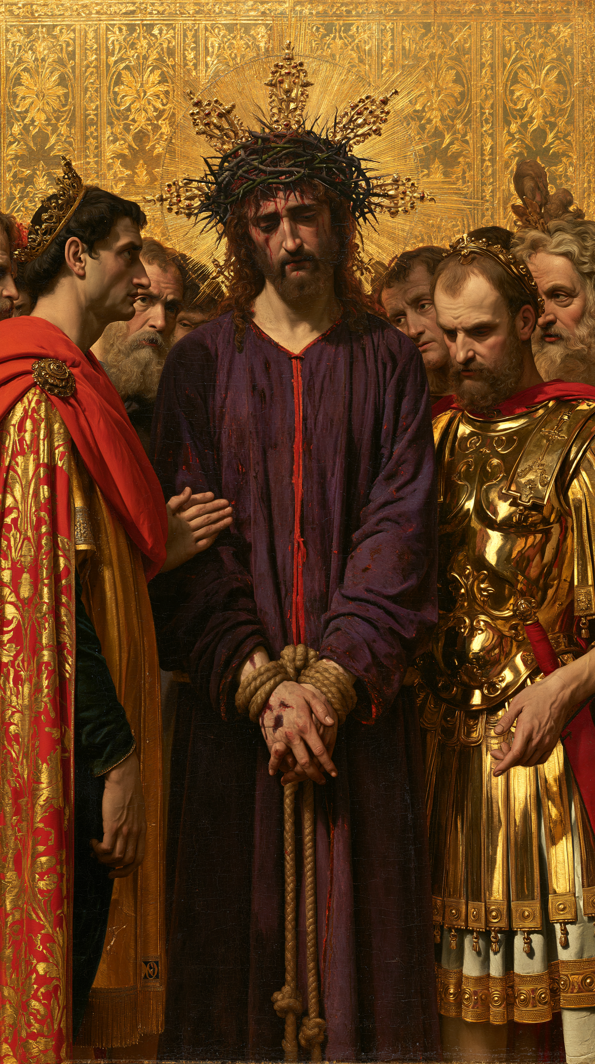 Ecce Homo - Sacred golden · Portrait n° 11 — aperçu de la finition sélectionnée