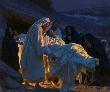 The Entombment of Jesus Christ - Midnight-blue Chiaroscuro · Landscape n° 3