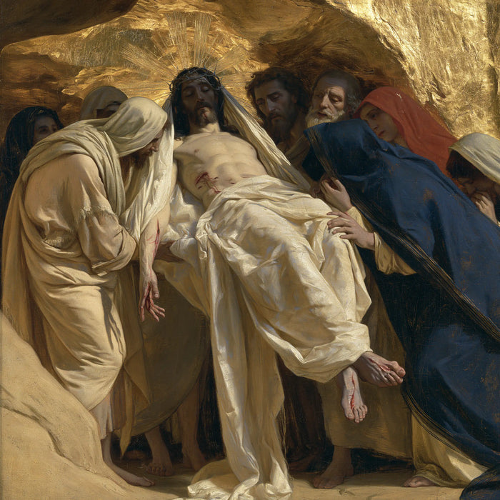 The Entombment of Jesus Christ — Blue Inclining Beneath the Golden Vault