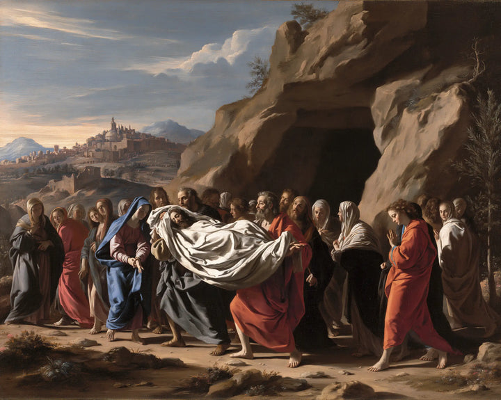 The Entombment of Jesus Christ — The Procession at the Pale Rock Threshold
