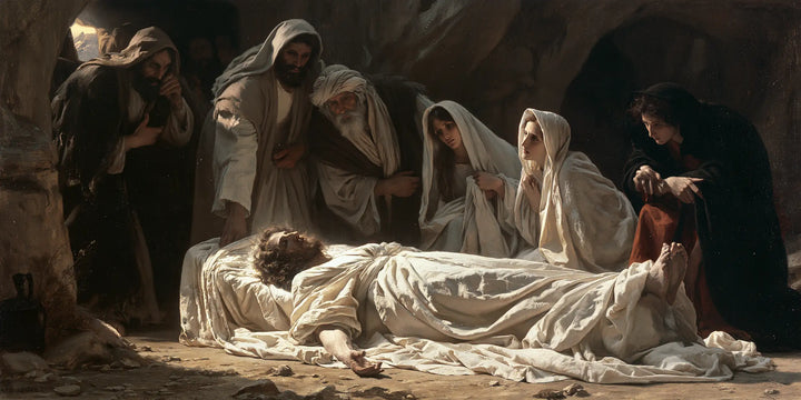 The Entombment of Jesus Christ — The Pale Circle Around the Final Cloth