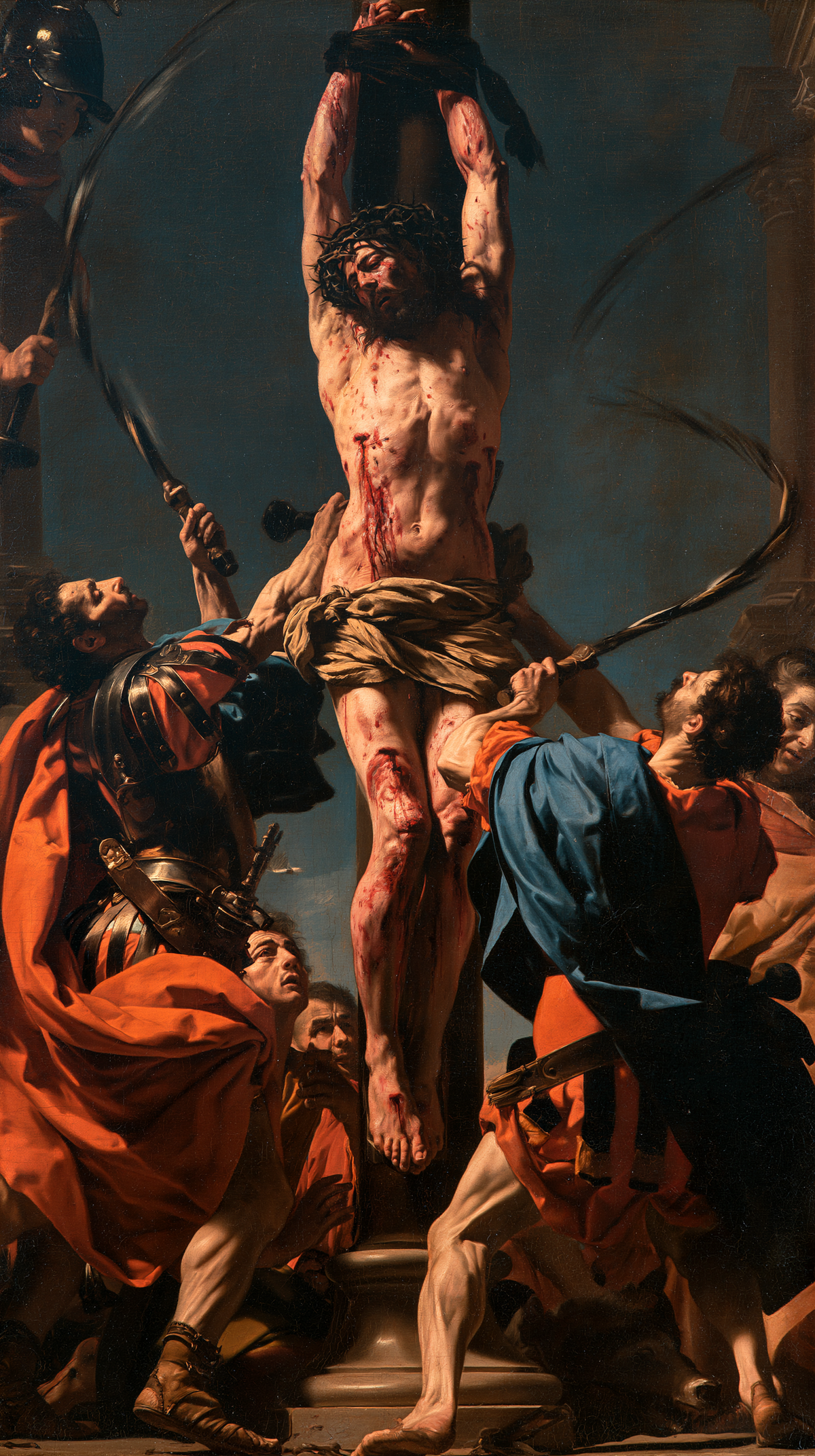 The Flagellation of Christ — Blue Amid the Flames