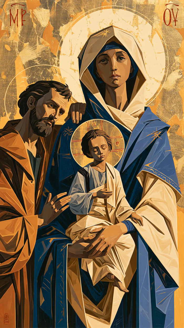 The Holy Family - Contemporary Byzantine · Portrait n° 5