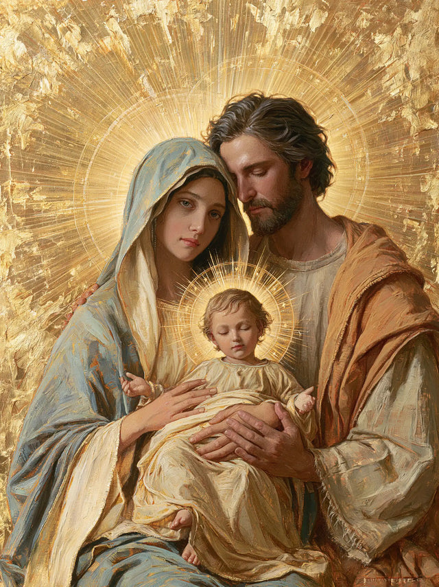 The Holy Family — The Little Sun Between Their Arms
