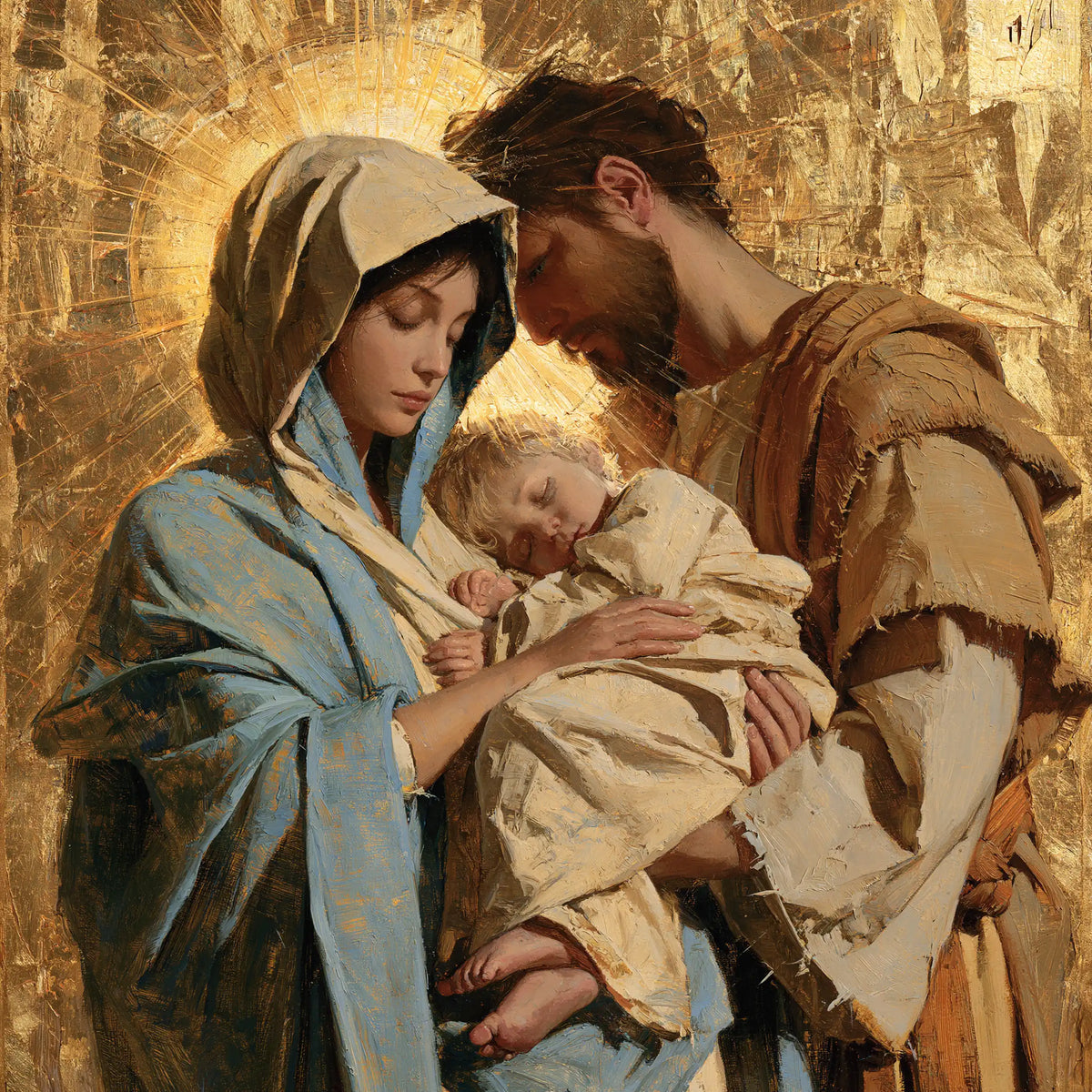 The Holy Family — The Brow Resting on the Veil