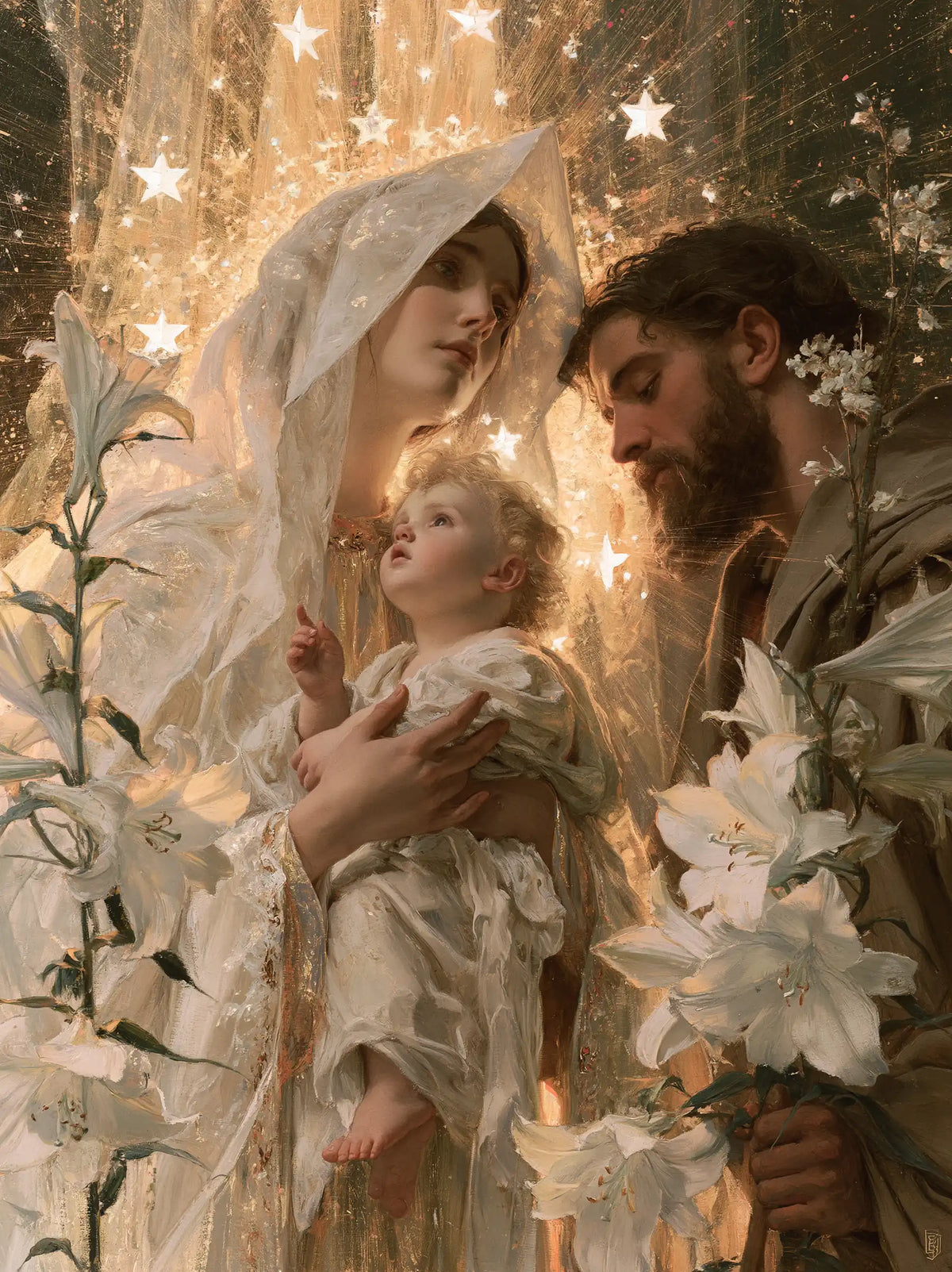 The Holy Family - Symbolist · Portrait n° 12