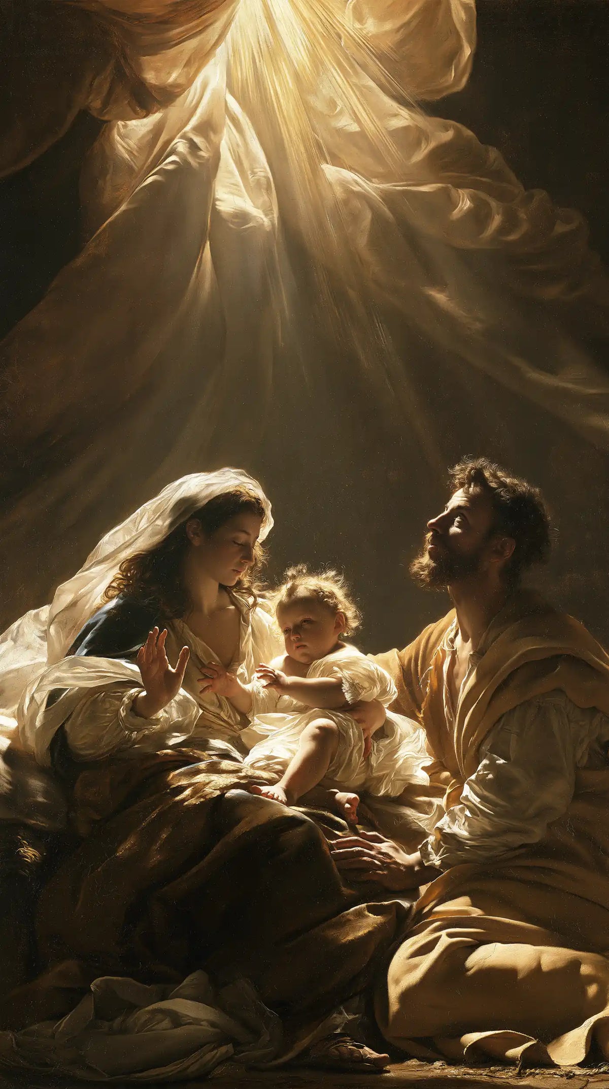 The Holy Family — The Family Beneath the Vast Radiance