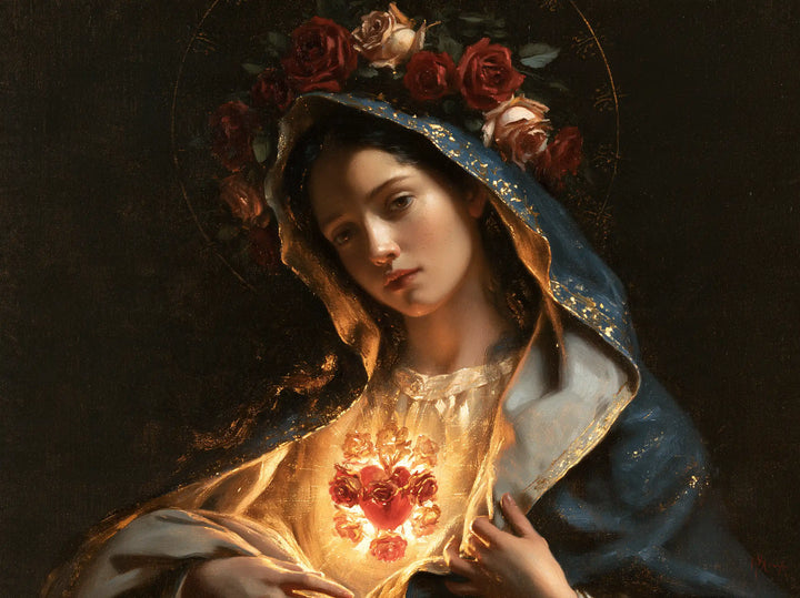 Immaculate Heart of Mary - Black and Gold · Landscape n° 10