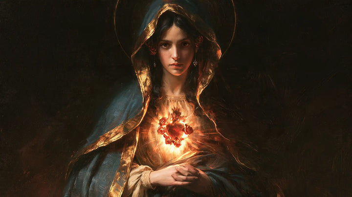 Immaculate Heart of Mary - Black and Gold · Landscape n° 19