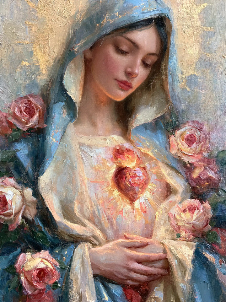 Immaculate Heart of Mary - Impressionist · Portrait n° 16