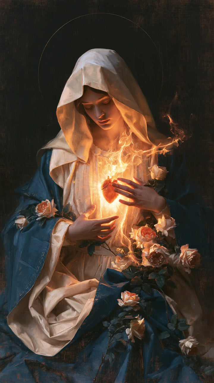 Immaculate Heart of Mary - Mary as Divine Light · Portrait n° 4