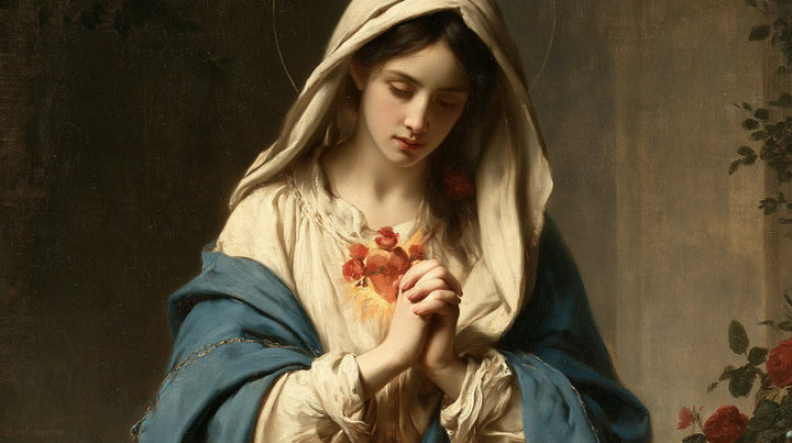 The Immaculate Heart of Mary — United Hands Beneath the Ample Veil