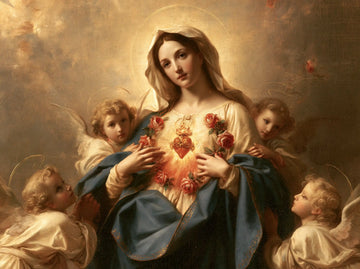 Immaculate Heart of Mary - Mary Surrounded by Angels · Landscape n° 4