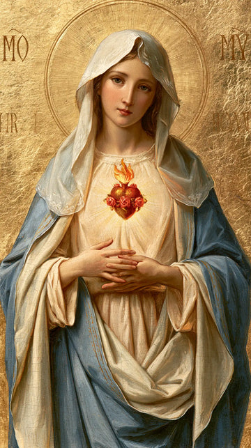 Immaculate Heart of Mary - Sacred Gold · Portrait n° 14