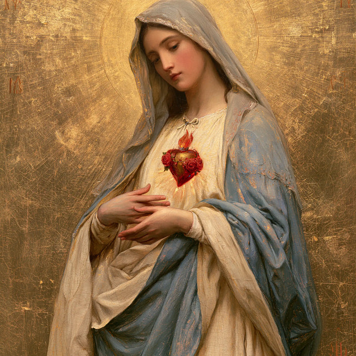 Immaculate Heart of Mary - Sacred Gold · Square n° 6