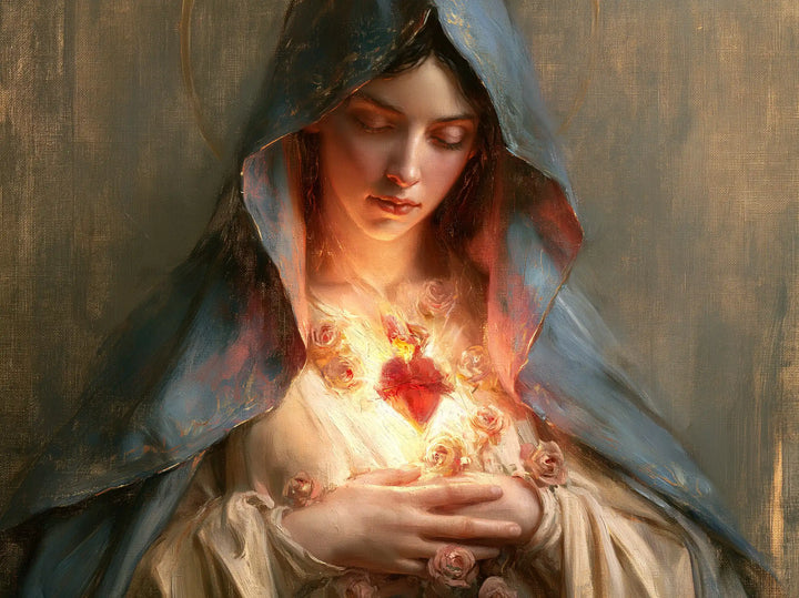 Immaculate Heart of Mary - Sacred Maternal Tenderness · Landscape n° 7
