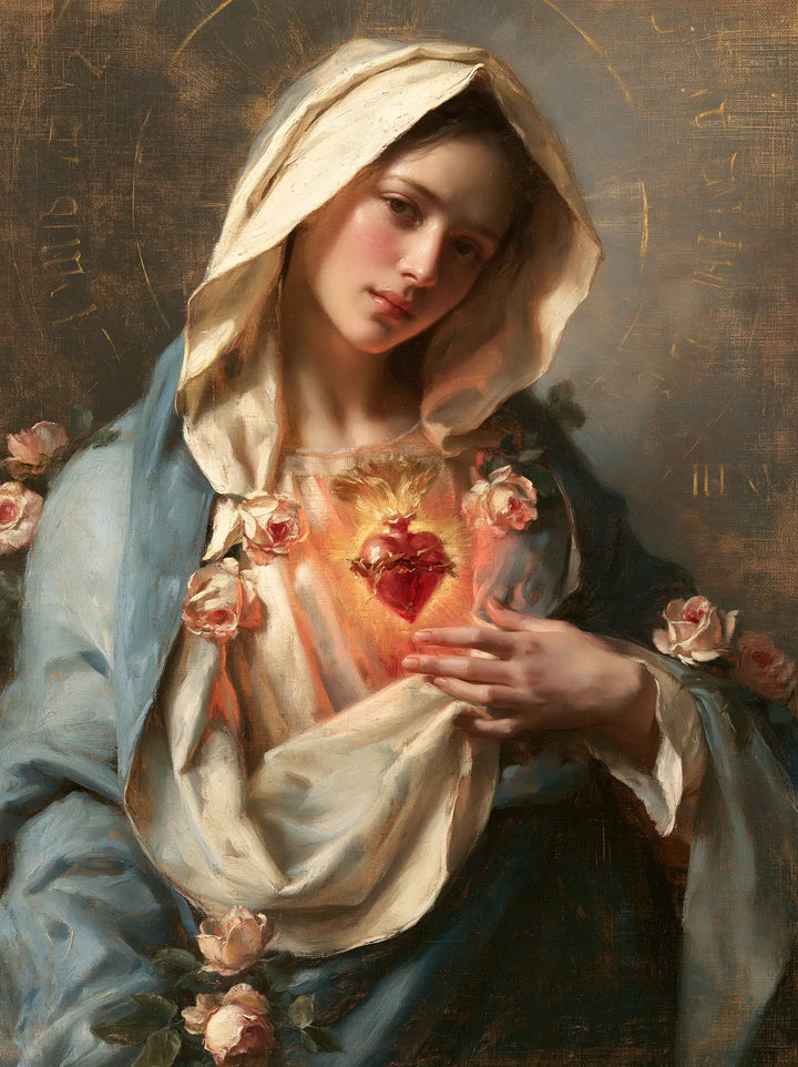 The Immaculate Heart of Mary — The Heart Above the Pale Scarf