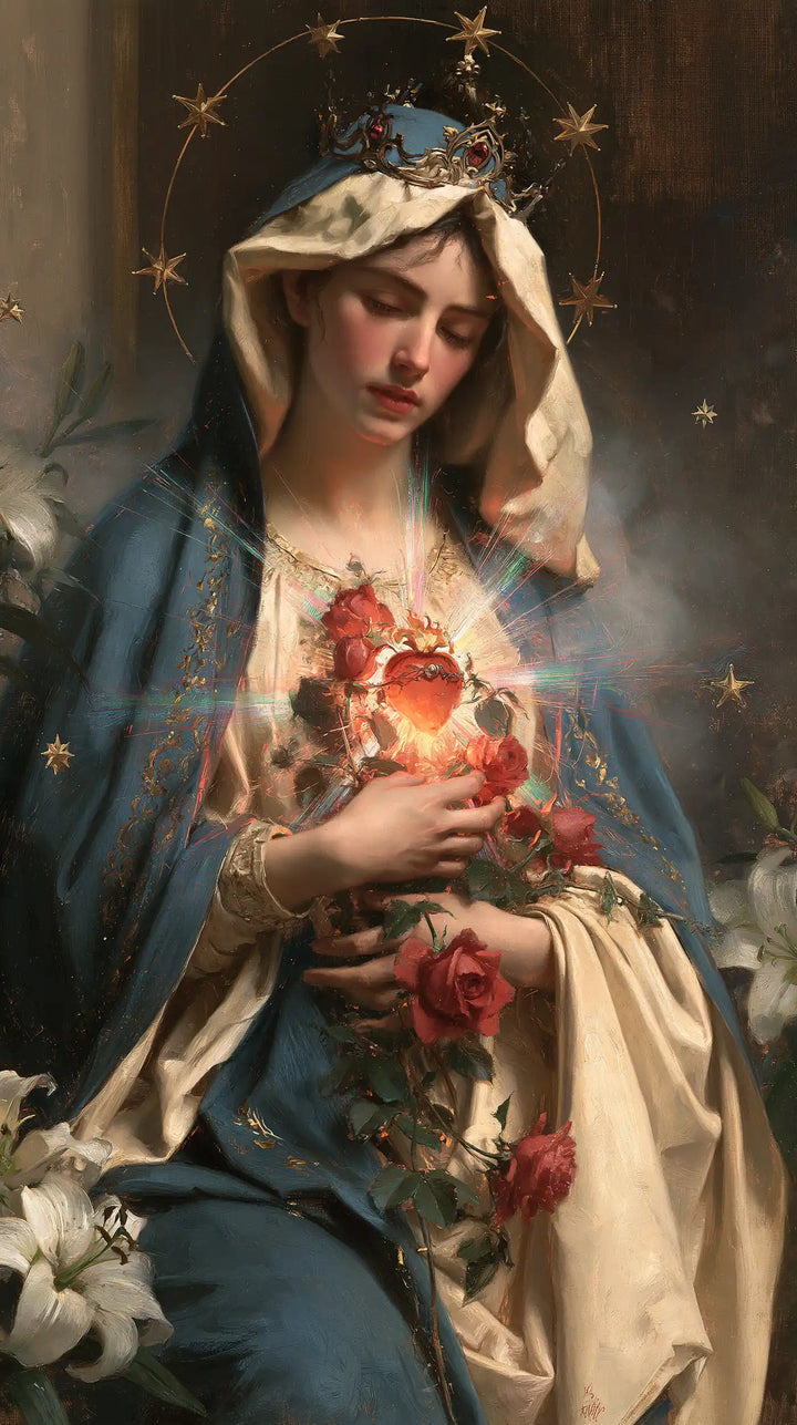 Immaculate Heart of Mary - Symbolist · Portrait n° 5