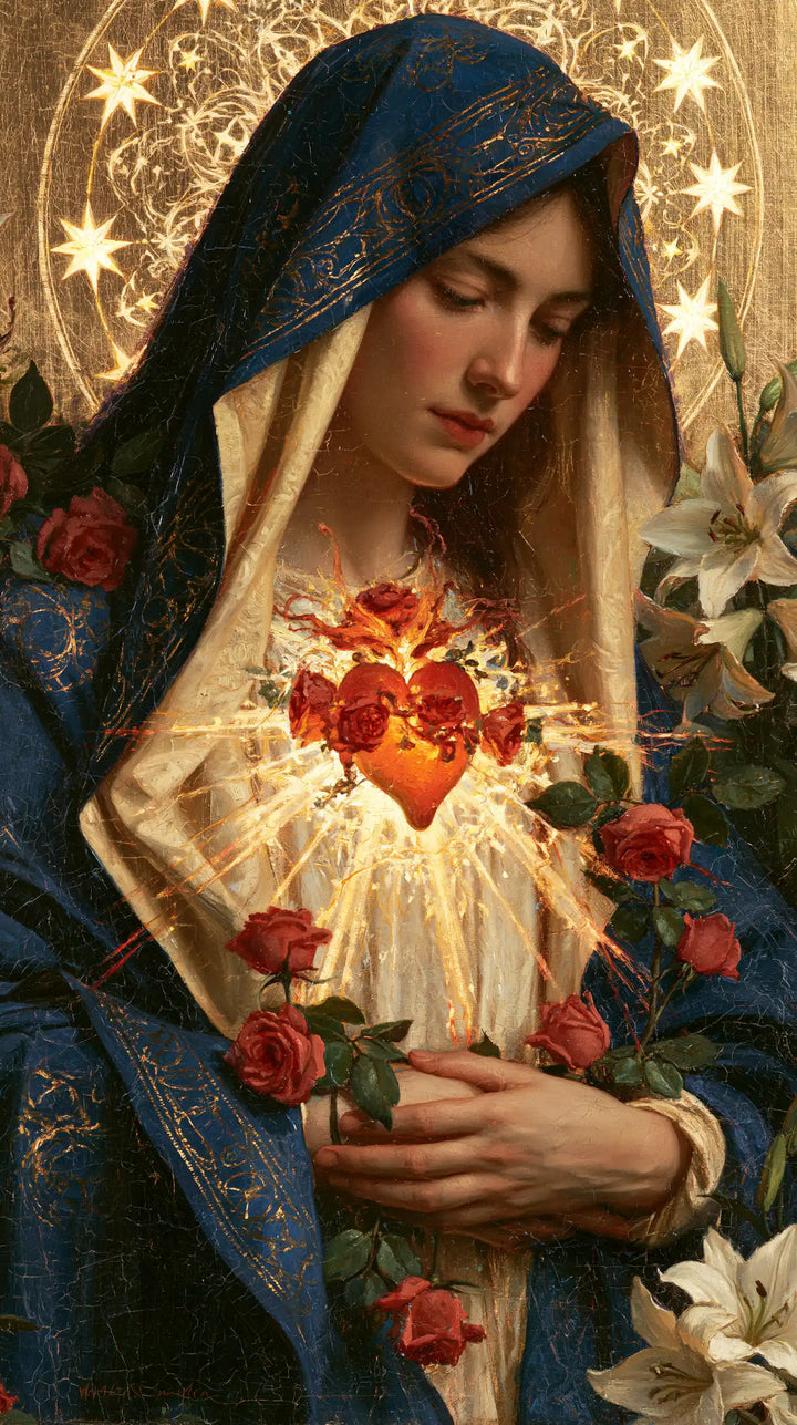 Immaculate Heart of Mary - Symbolist · Portrait n° 7