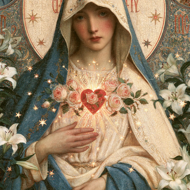 Immaculate Heart of Mary - Symbolist · Square n° 1
