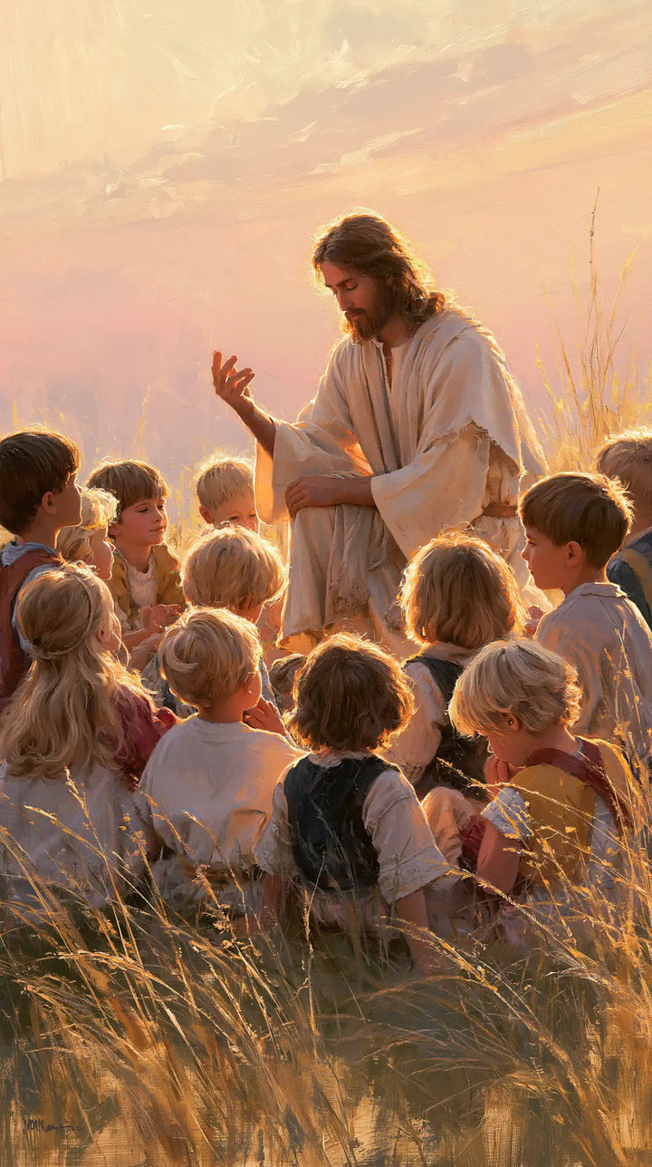 Jesus and the Children - Jesus and the Children at Dawn · Portrait n° 5
