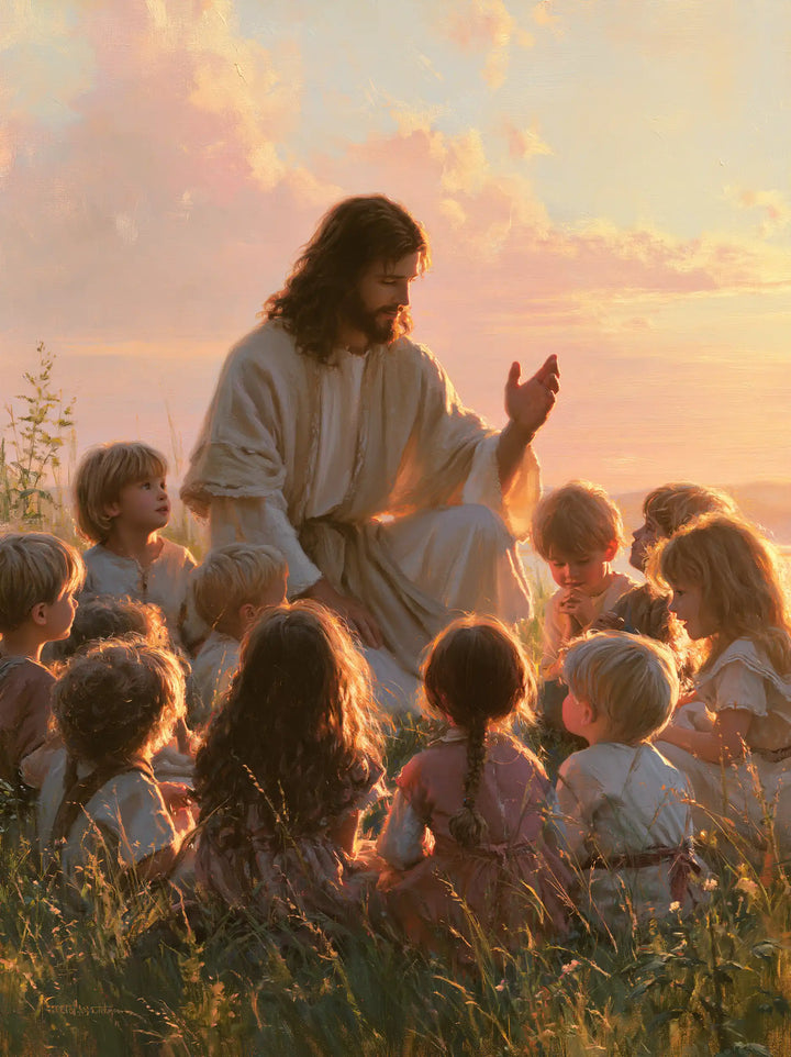 Jesus and the Children - Jesus and the Children at Dawn · Portrait n° 9