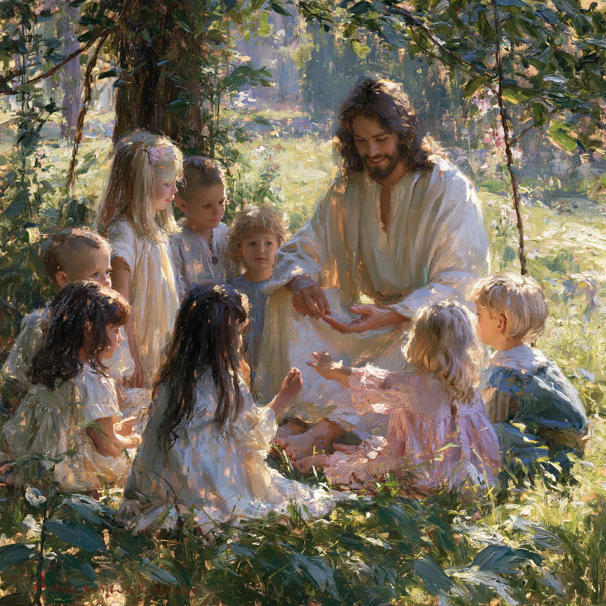 Jesus and the Children — Beneath the Welcoming Bough