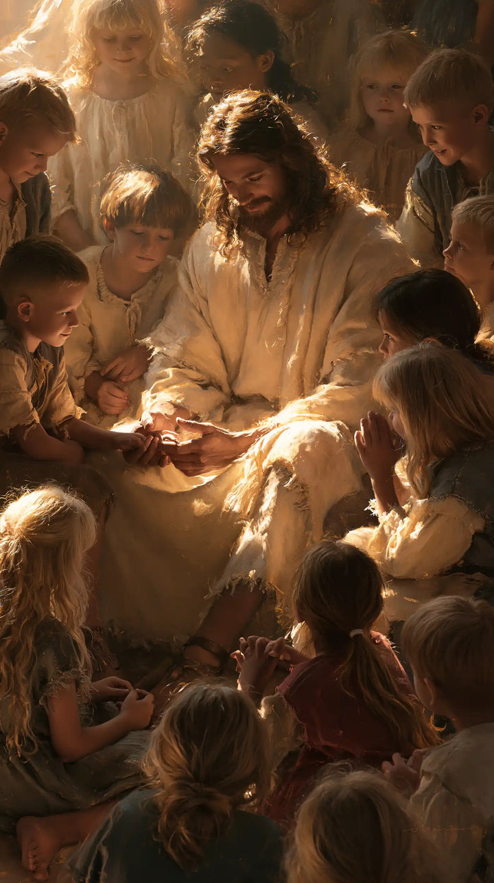Jesus and the Children - Innocence as a Sacred Symbol · Portrait n° 6