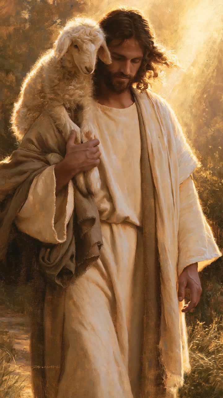 Jesus and the Lamb - Biblical Cinema · Portrait n° 7