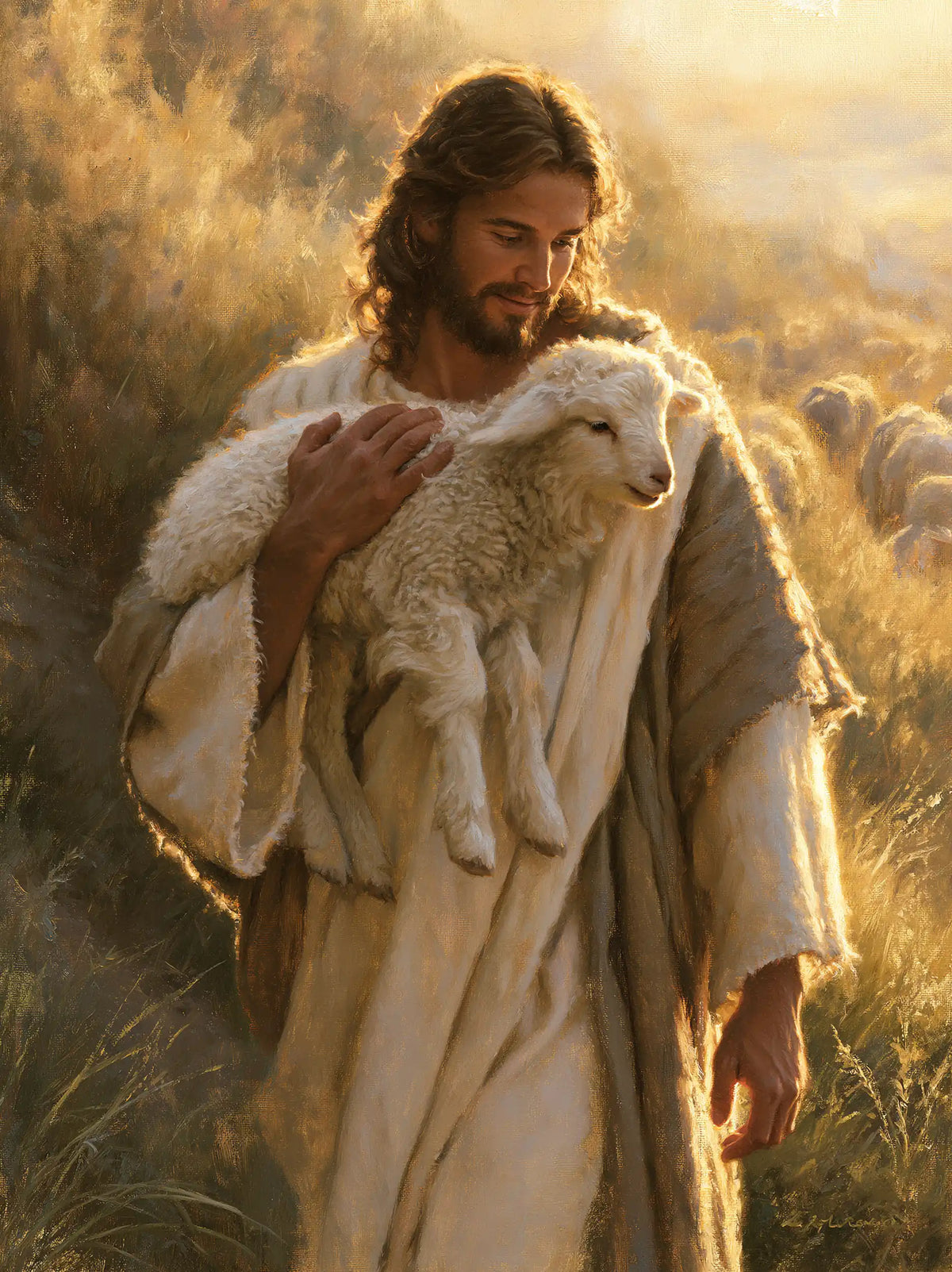 Jesus and the Lamb - Biblical Cinema · Portrait n° 9