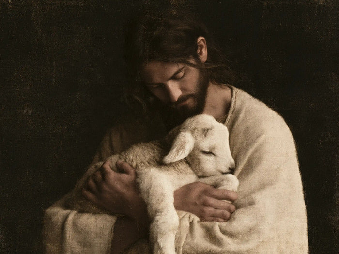 Jesus and the Lamb - Contemporary Minimalism · Landscape n° 3