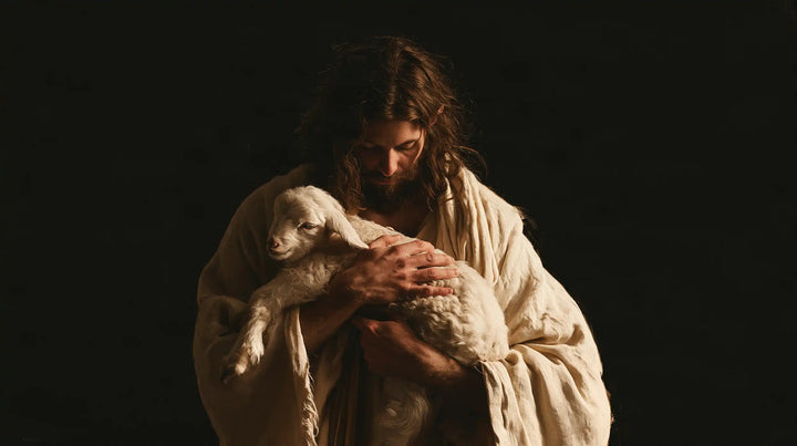 Jesus and the Lamb - Contemporary Minimalism · Landscape n° 9