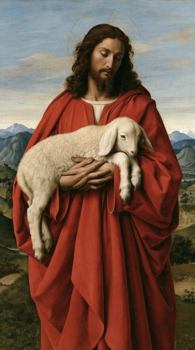 Jesus and the Lamb — Sleep in Vermilion Folds