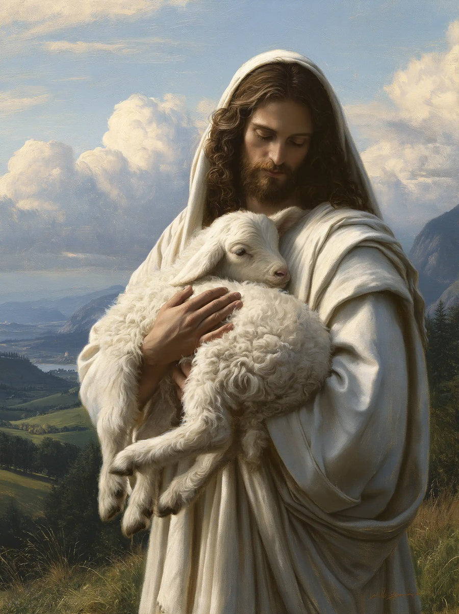 Jesus and the Lamb - Florentine Renaissance · Portrait n° 13