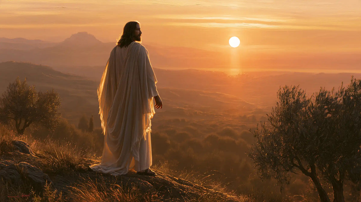 Jesus at Sunset — The Golden Disc