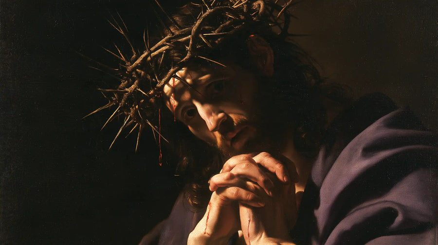 Jesus Crowned with Thorns — The Brow Inclined toward the Fingers