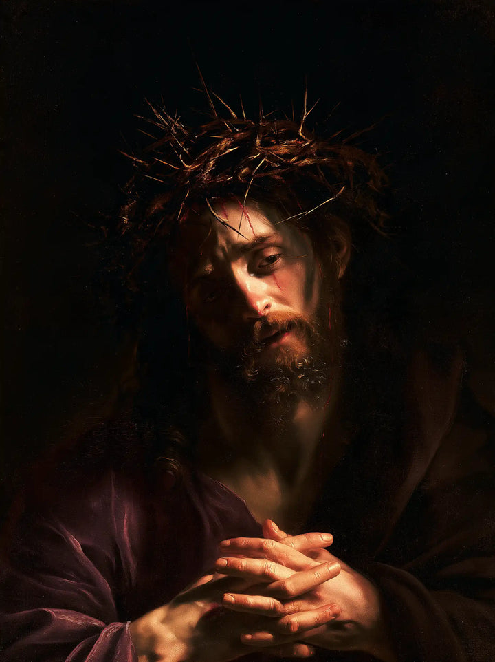 Jesus Crowned with Thorns — Silence with Ten Fingers Joined