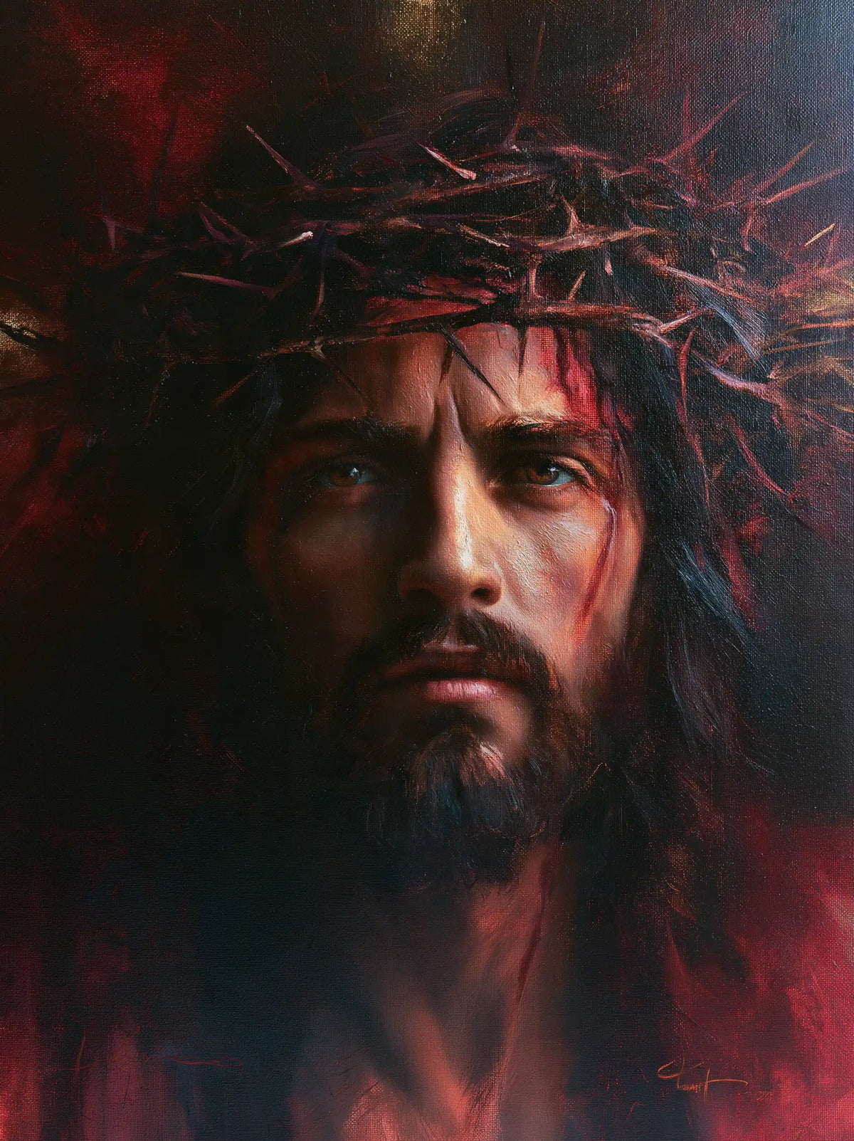 Jesus Crowned with Thorns — The Presence between Two Dark Clouds