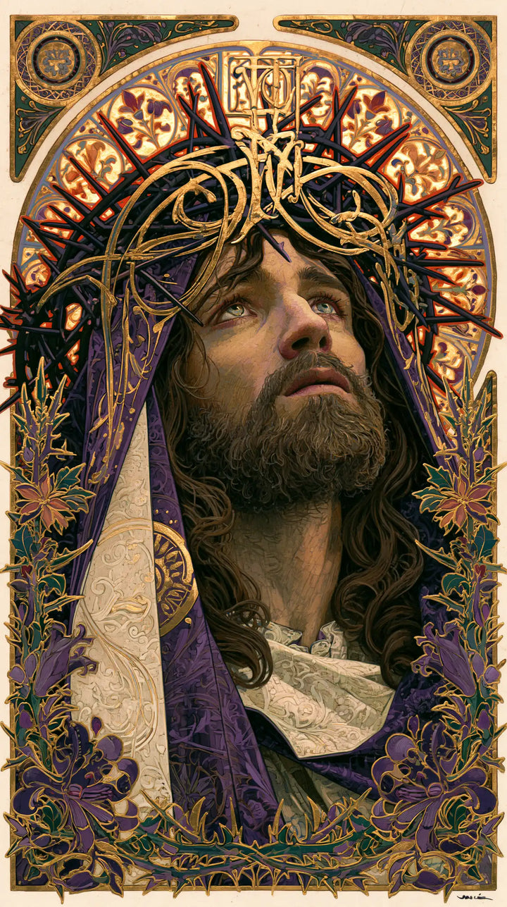 Jesus Crowned with Thorns — The Gaze in the Illuminated Arch