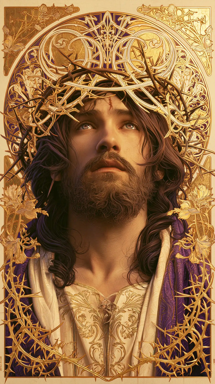 Jesus Crowned with Thorns — The Crown with Interlaced Circles