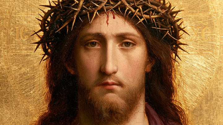 Jesus Crowned with Thorns — The Even Light of the Frontal Face