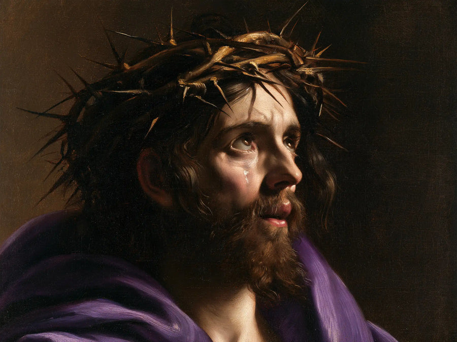 Jesus Crowned with Thorns — The Profile Listening to the Heights