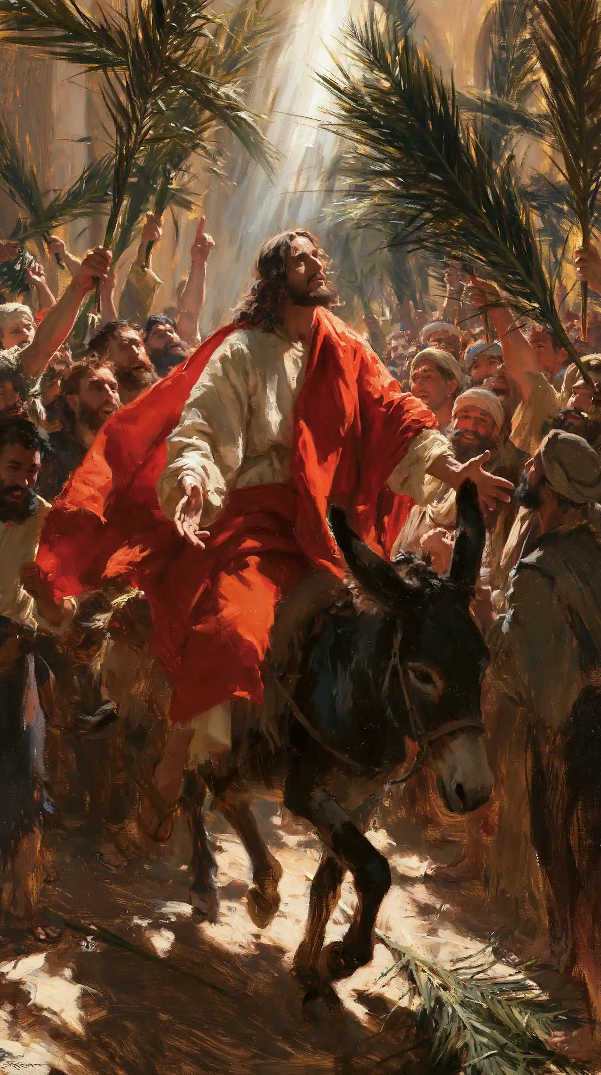 Jesus Enters Jerusalem – Theatrical Baroque · Portrait no. 2
