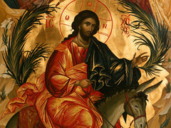 Jesus Enters Jerusalem – Contemporary Byzantine · Landscape no. 3